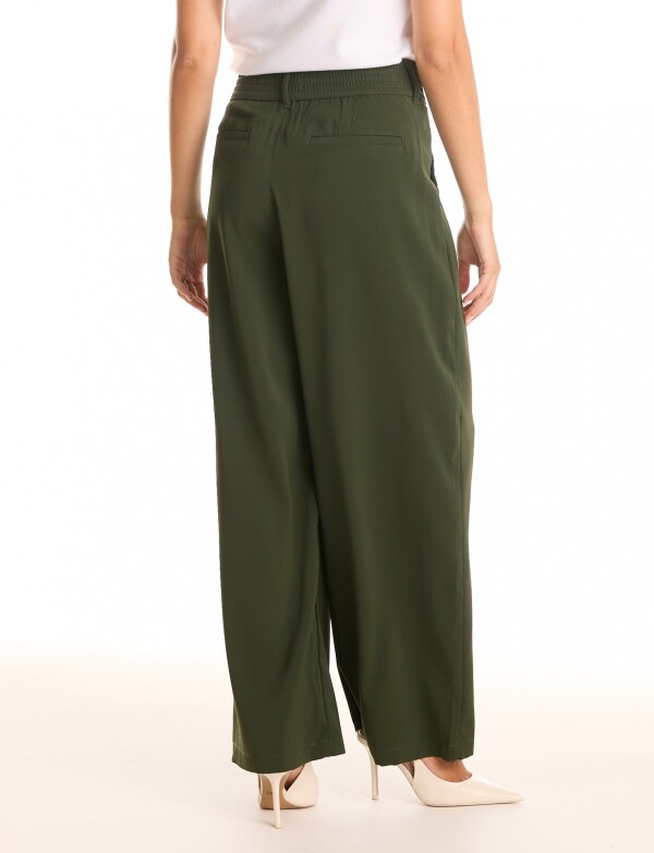 Pantalon Wide Leg VERDE