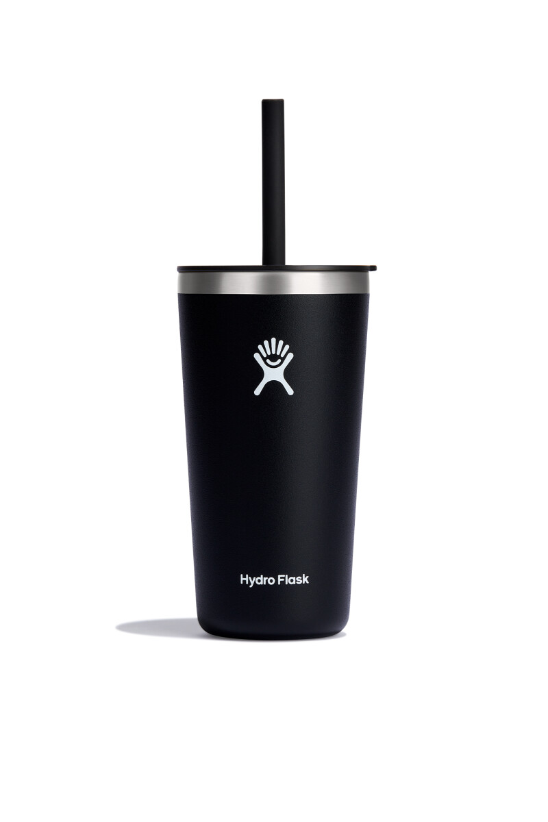 20 OZ ALL AROUND TUMBLER STRAW LID - Black 