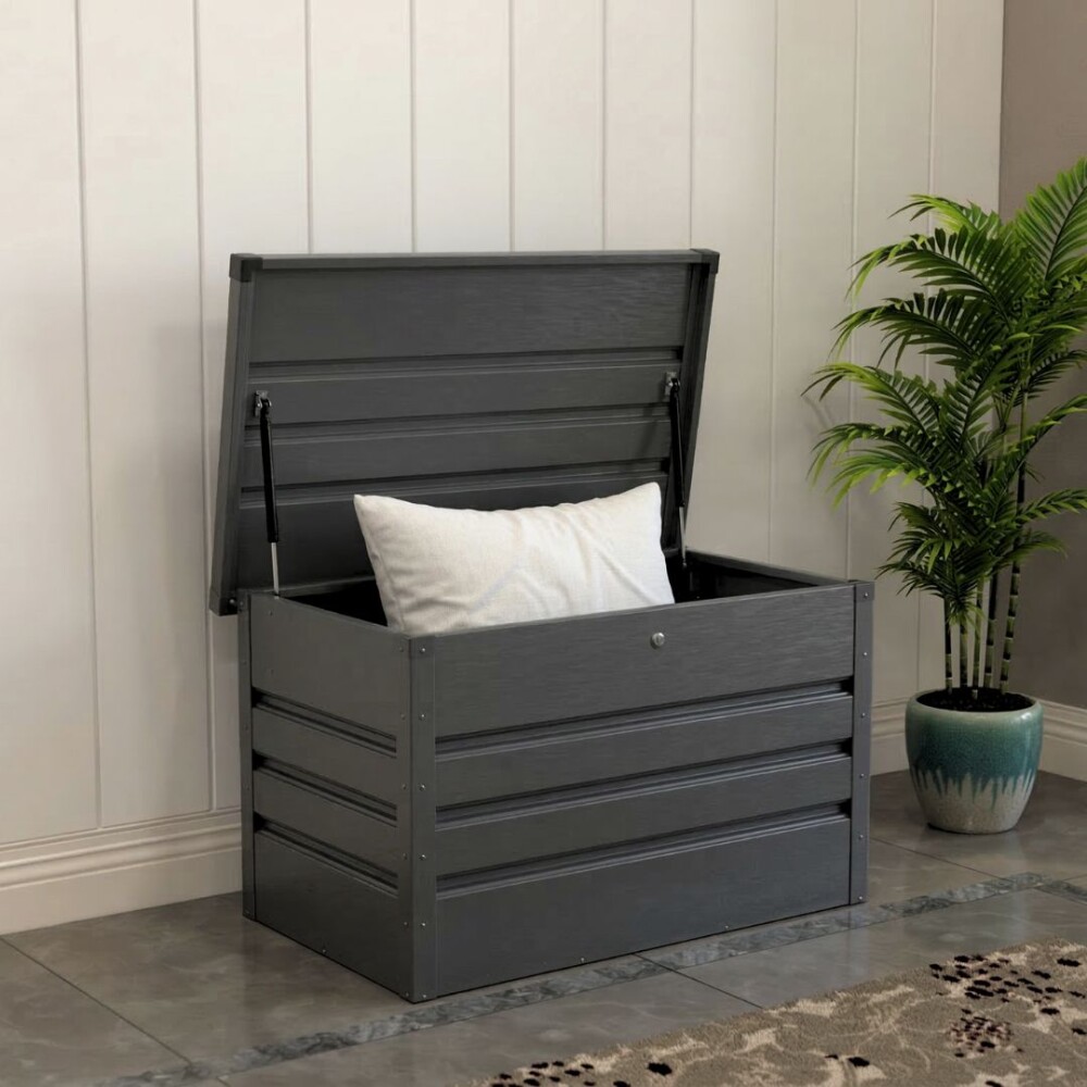 Cajón Metálico - Max A - Multiuso para Jardín y Exterior - 99x61x62 cm Cajón Metálico - Max A - Multiuso para Jardín y Exterior - 99x61x62 cm