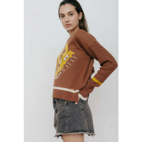 BUZO LA VERDULERIA Marron