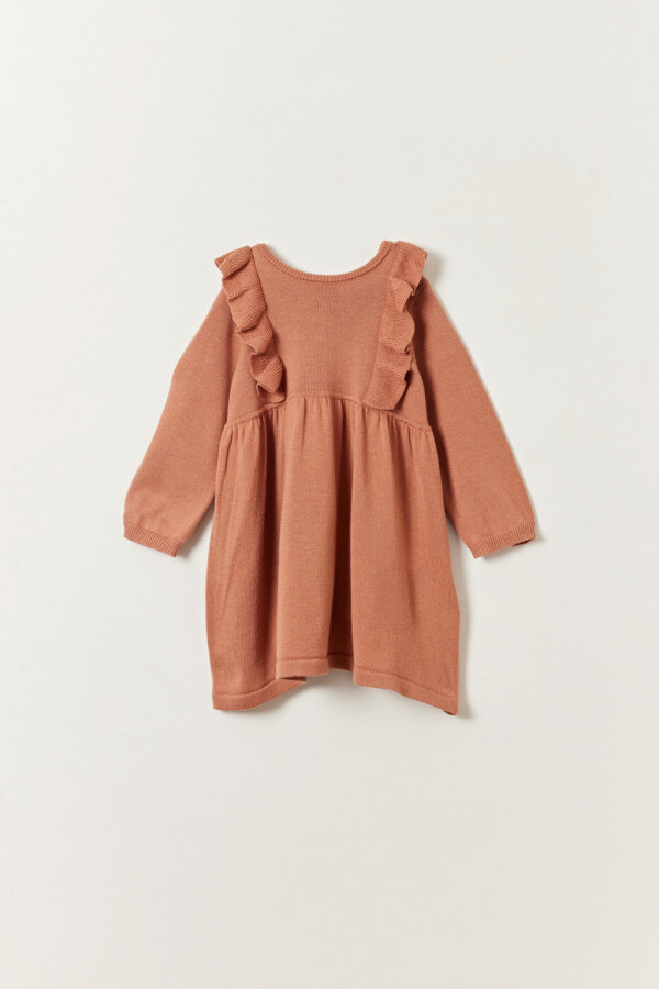 Vestido punto Tostado