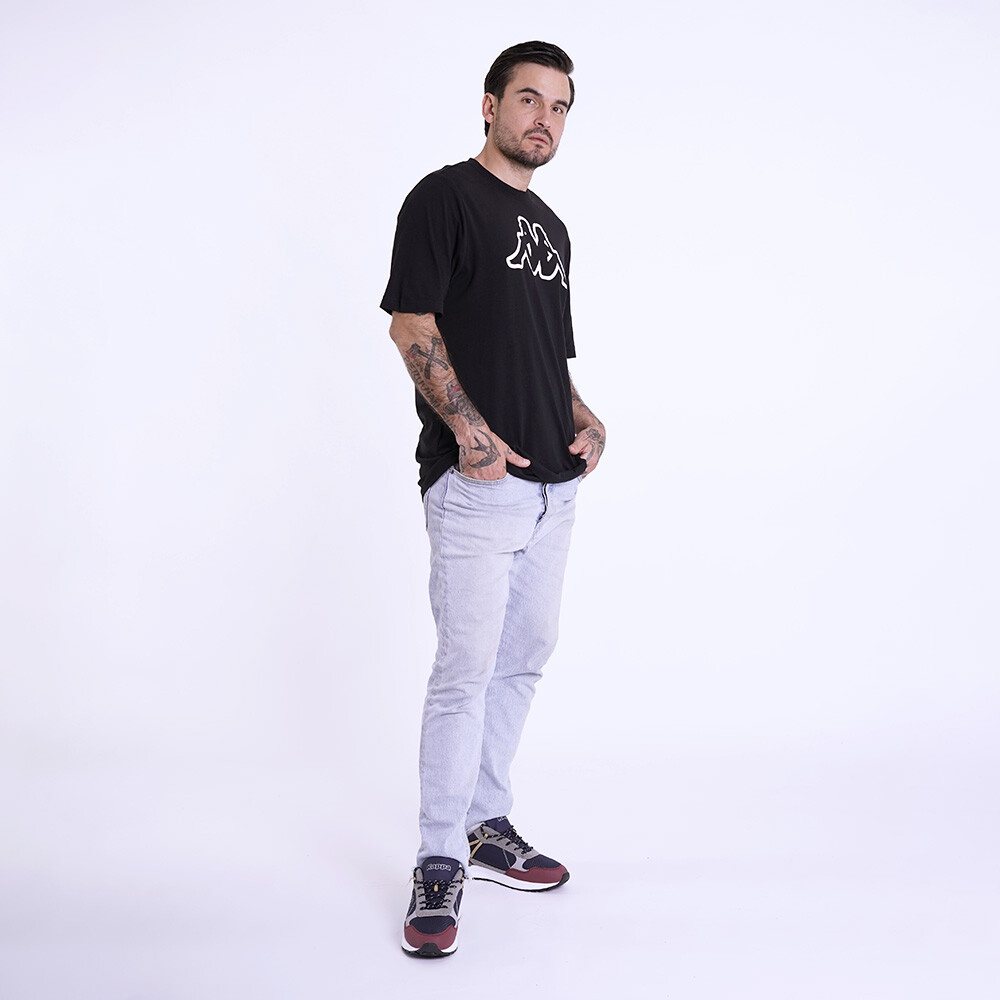 Polo Logo Cromen M Hombre Black