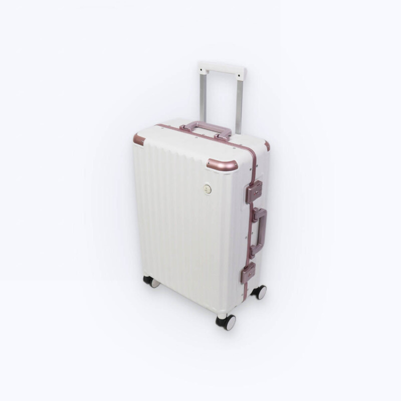 MALETA BLANCA/ROSE 22Pulg Unica