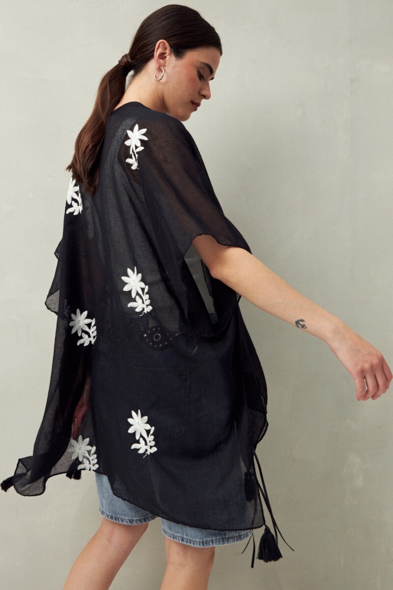 PONCHO ARTEMAS Negro