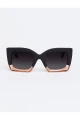 Lentes Tiwi Mali Bicolor Black/pink With Blackgradient Lenses