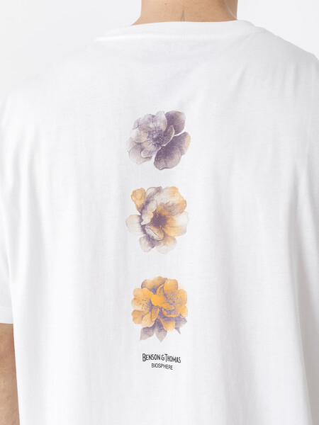 T-SHIRT JARDIN BLANCO