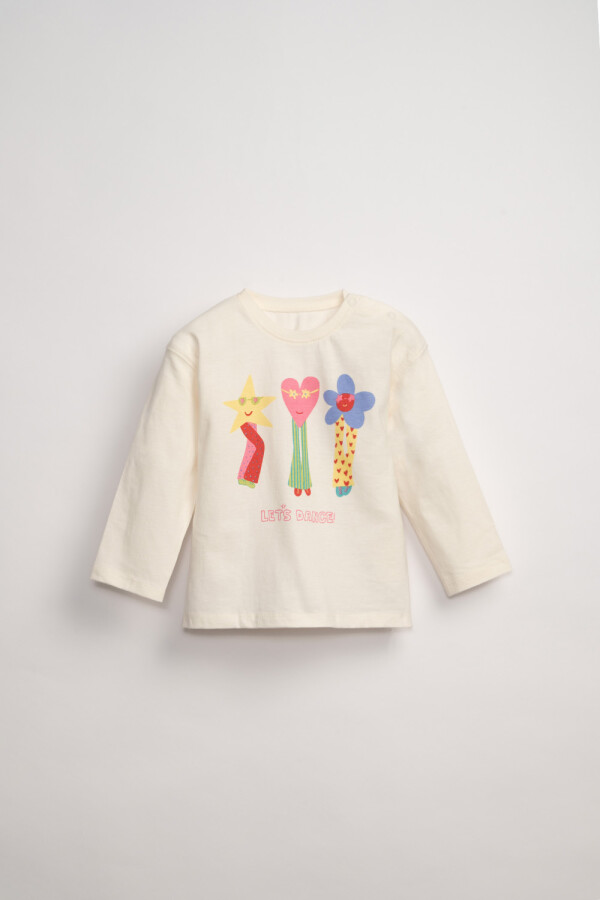 Remera estampa Crudo