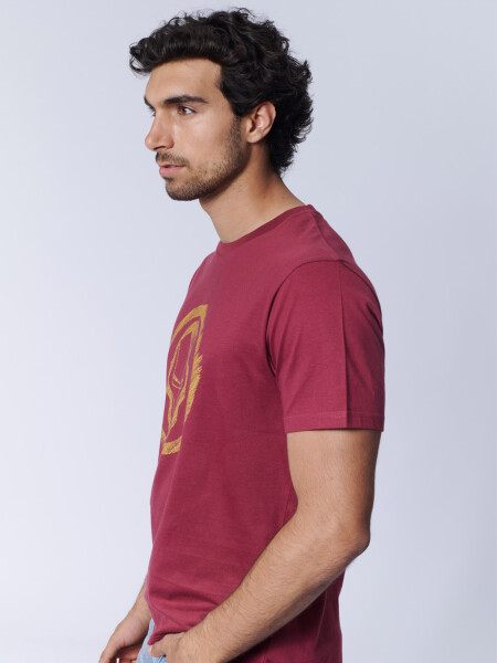 Remera Iron Man Bordo
