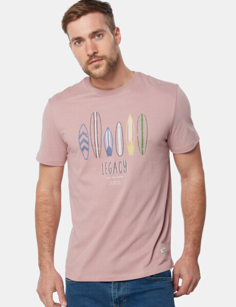 REMERA ESTAMPADA Rosado