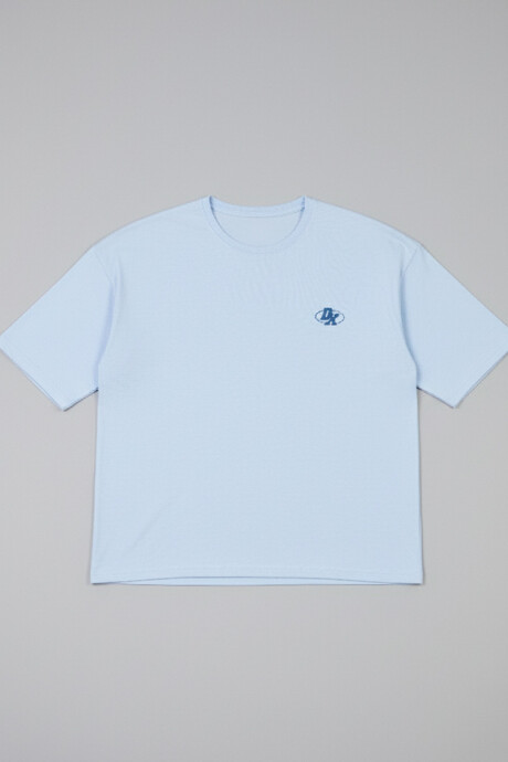 T-SHIRT MANABI DIXIE Celeste