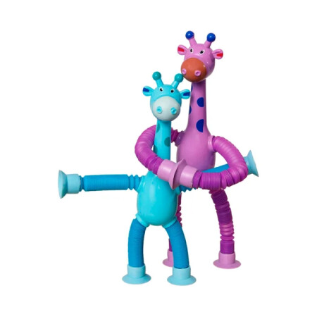 Figuras Flexibles y Extensibles Alldoro Jirafa Celeste