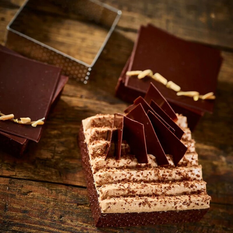 Molde Tartera Microperforada Cuadrado Acero Inoxidable Molde Tartera Microperforada Cuadrado Acero Inoxidable