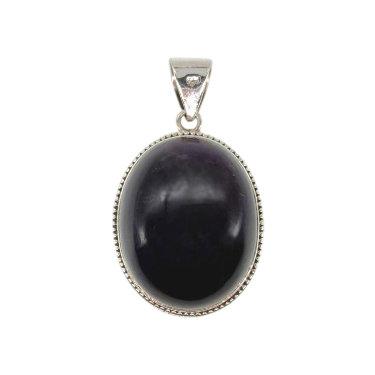 Dije Oval- Plata 925 - Amatista Imperial-CP4630 - conpiedra 