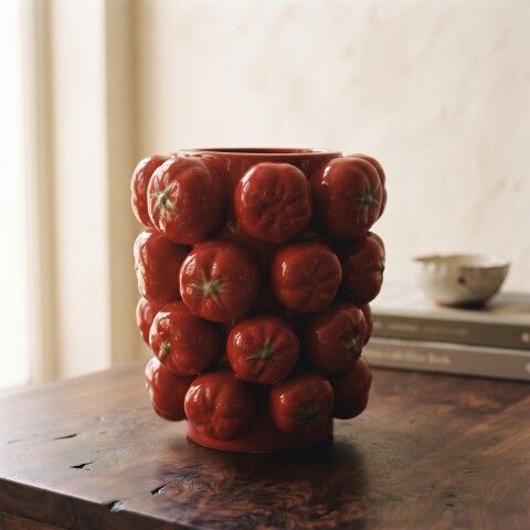 Florero de cerámica tomates Florero de cerámica tomates