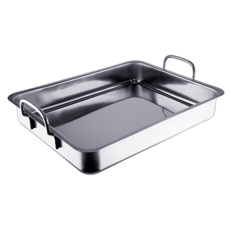 Asadera inox con asas movil Asadera inox con asas movil