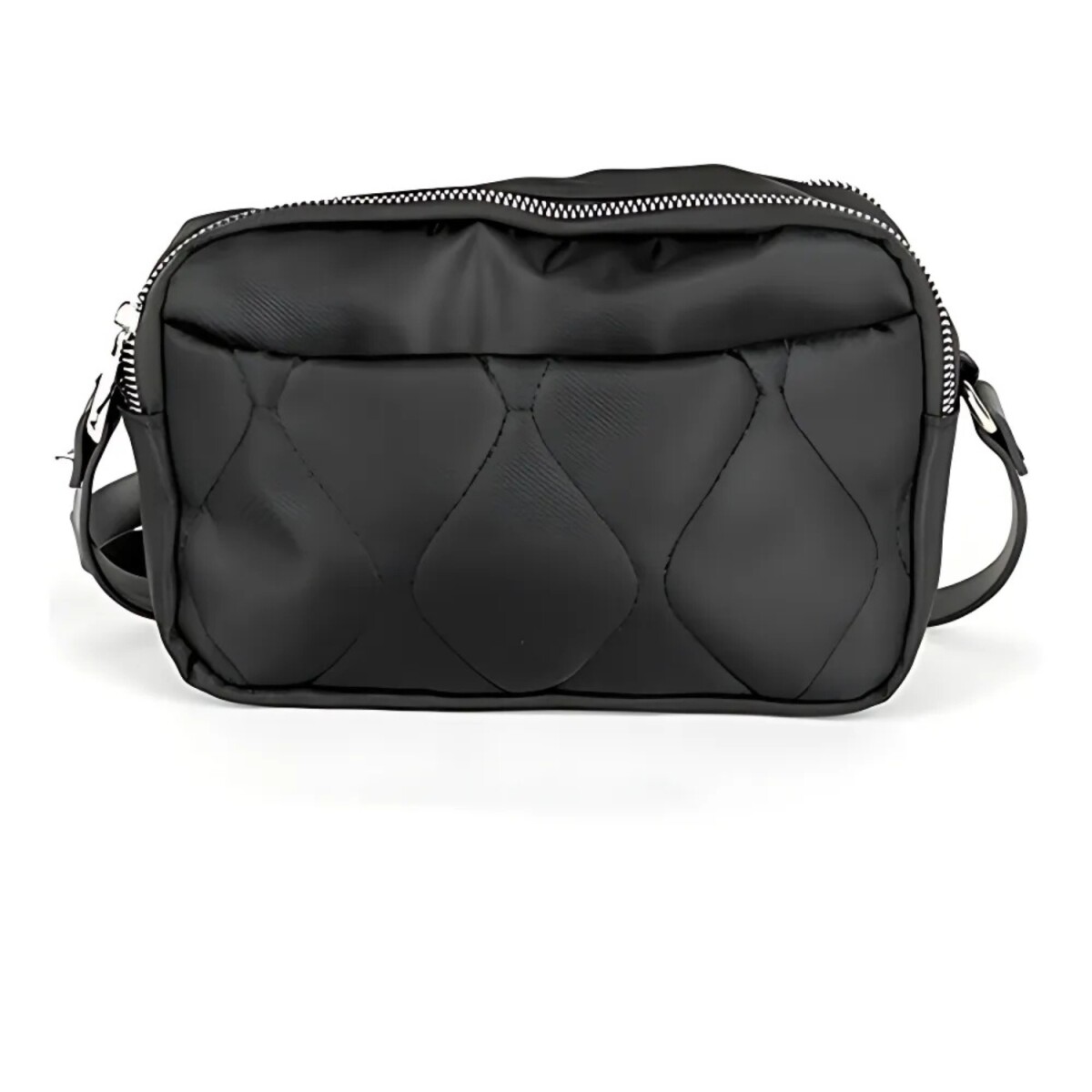Bandolera Canva modelo Canadá en nylon - Negro 
