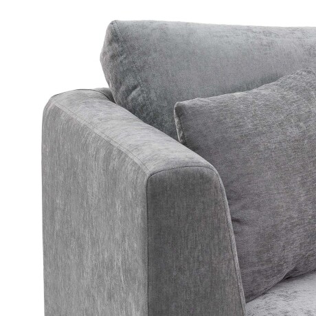 Sofá Belfast - Tela Microfibra - 2 cuerpos 2222 (Grafito)