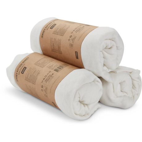 Sabana Bajera Ajust Jersey Janne 90X200 Blanco