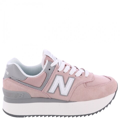 Championes de Mujer New Balance Life Style Wns Rosado - Gris - Blanco