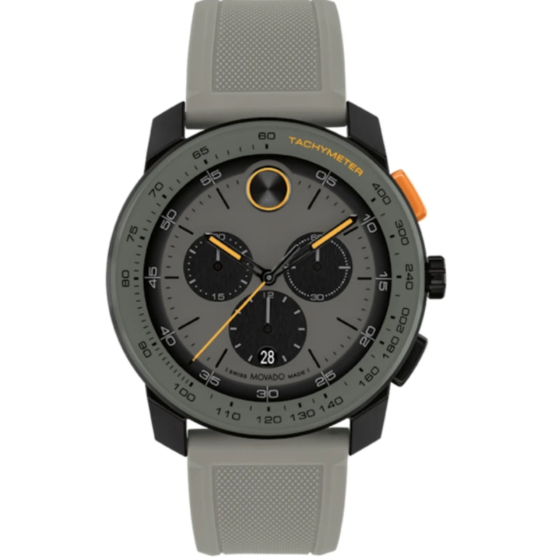 MOVADO HOMBRE BOLD , CRONOMETRO Y FECHADOR , MOVIMIENTO SUIZO , DOS AÑOS DE GRANTIA 22m3601216