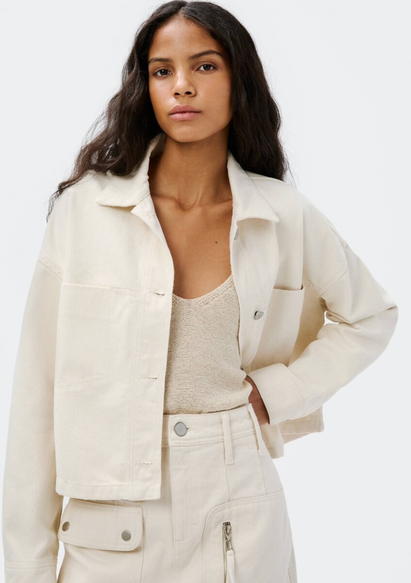 CHAQUETA FEM - BEIGE 