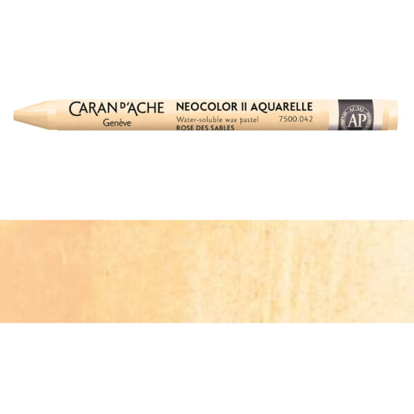 Pastel Neocolor Acuarelle Caran d'Ache Tonos Rosa