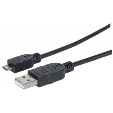 Cable USB 2.0 a MicroB macho/macho 1.0 mts Manhattan 3628