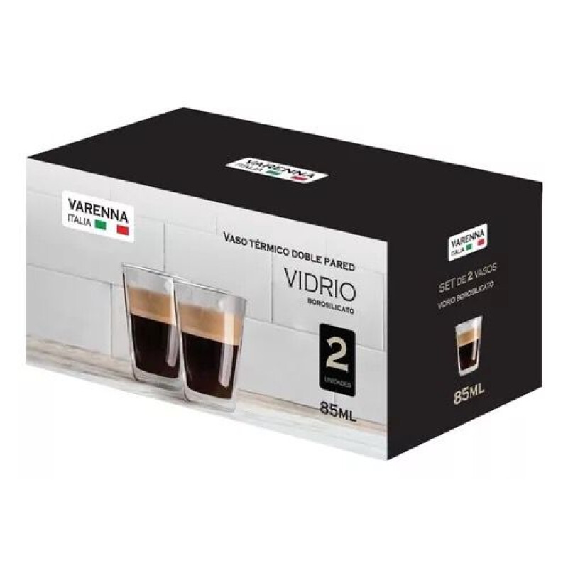 SET 2 VASOS DOBLE PARED 85ML SET 2 VASOS DOBLE PARED 85ML