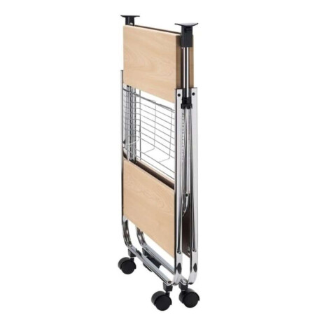 Carrito Plegable 3 Niveles 40X63X70Cm Madera/Metal