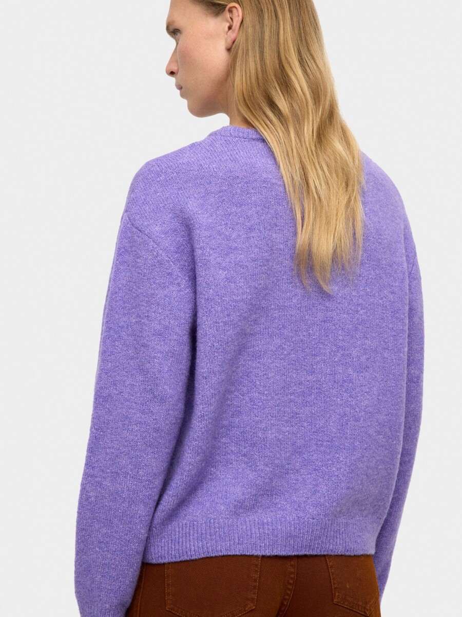 Jersey De Punto violeta