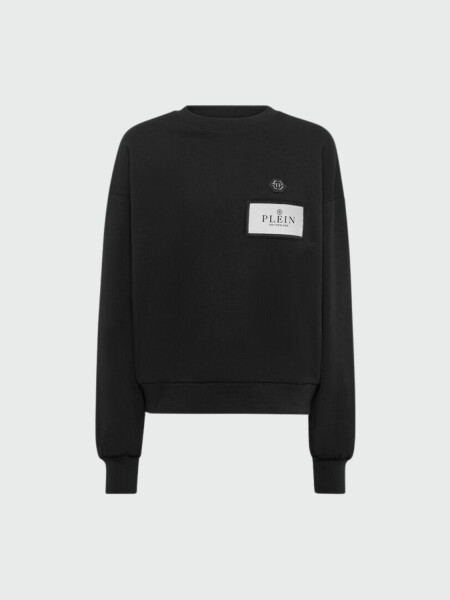 PHILIPP PLEIN - Sudadera cuello redondo ML Negro