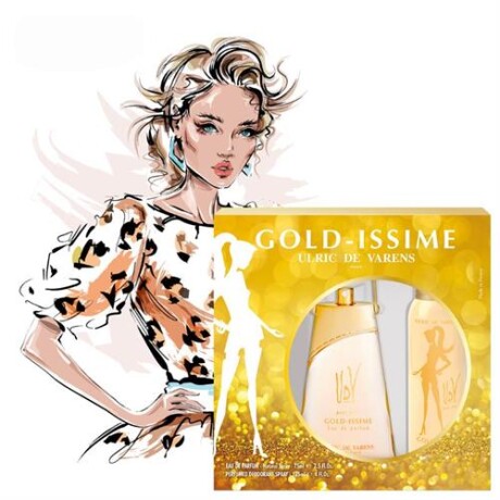 Ulric De Varens Coffret Gold-Issime EDP 75 ml + Deo 125 ml Ulric De Varens Coffret Gold-Issime EDP 75 ml + Deo 125 ml
