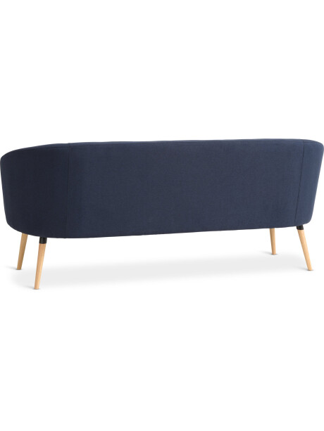 Sofá GISTRUP 3 cuerpos tela azul oscuro Sofá GISTRUP 3 cuerpos tela azul oscuro