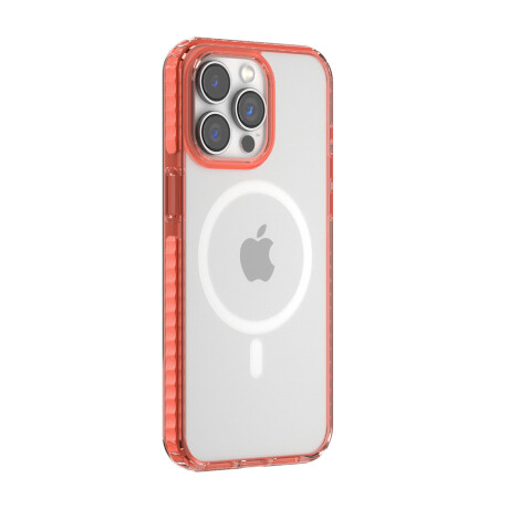 Protector Case Magnética Shockproof Devia Guardian Series para iPhone 15 Pink sand