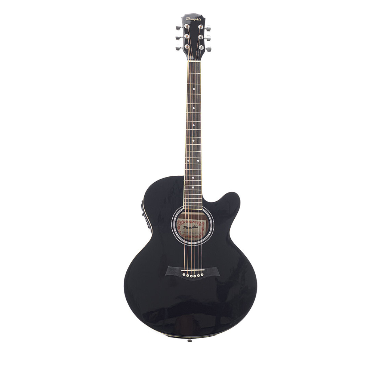 Guitarra Electro Acústica Memphis A13ce Negro 