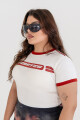 Remera Pulau Beboteo Baby Tee Blanco