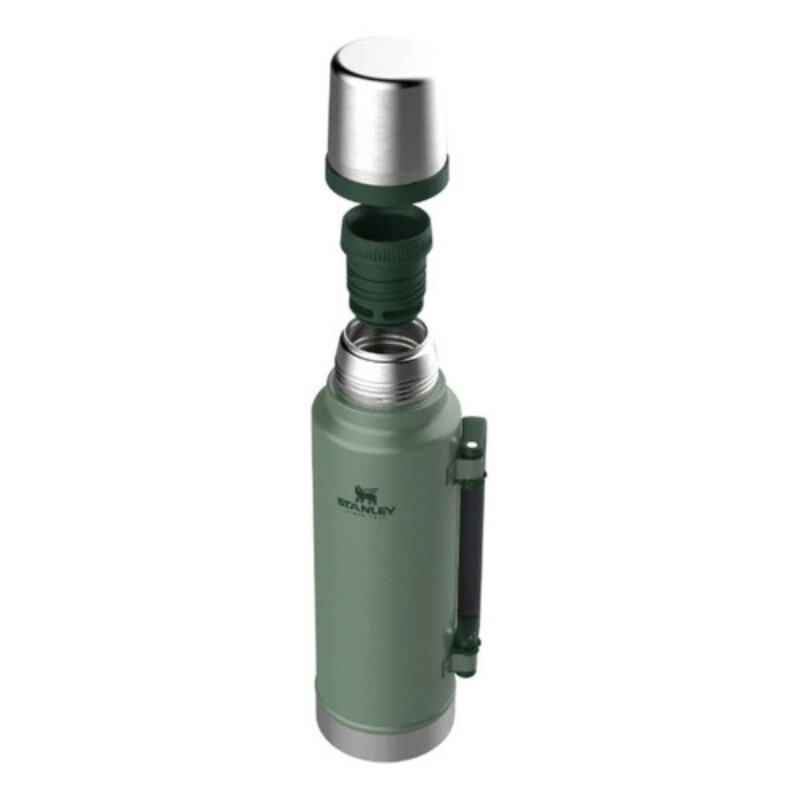 Termo Stanley Ultra 1,4 L Con Tapón Cebador Para Bebidas Frías Y Calientes Verde