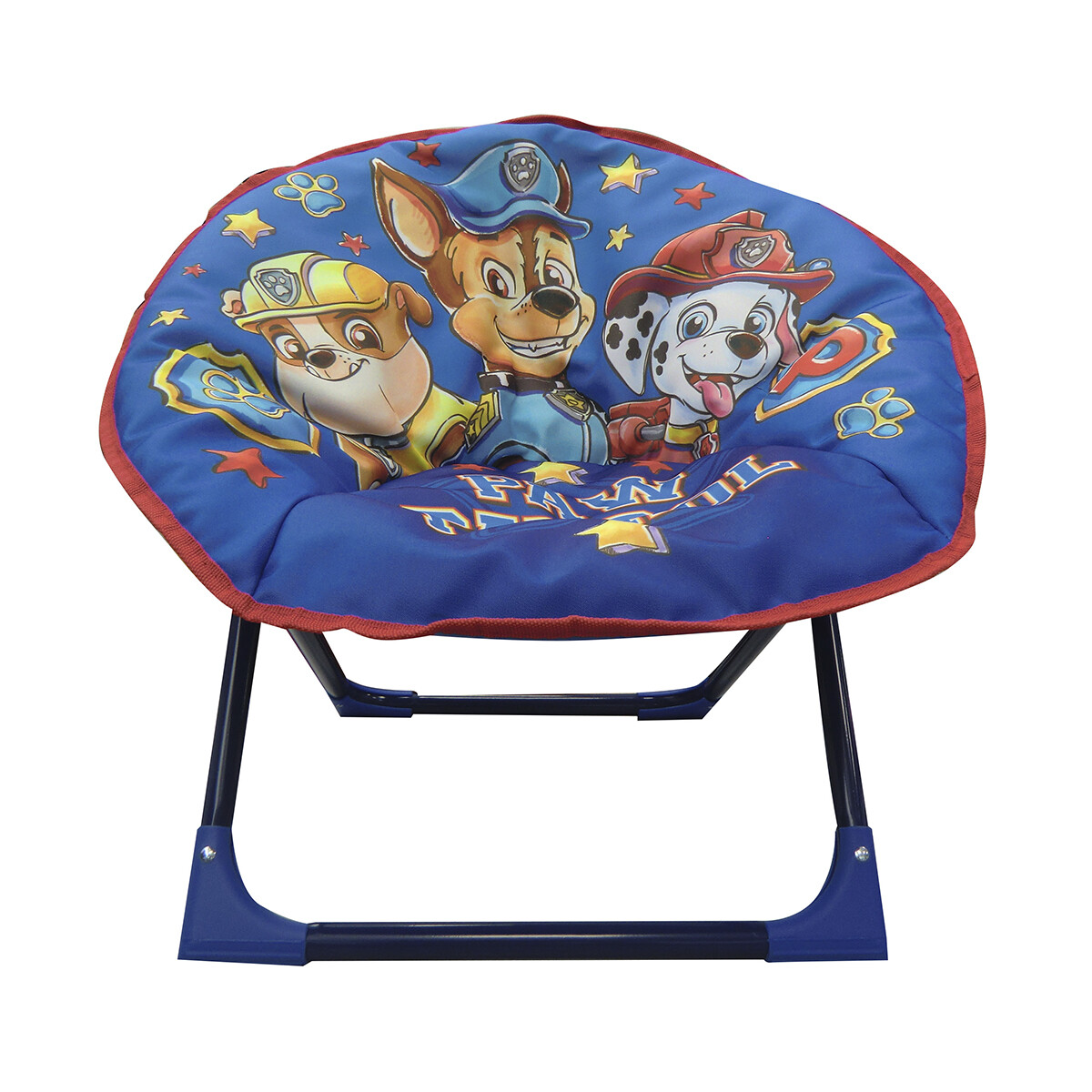 Silla Honguito Paw Patrol Plegable Con Broche Seguridad - AZUL 