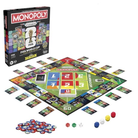 PREVENTA - Monopoly Panini Prizm Copa Mundial de la FIFA 2026 PREVENTA - Monopoly Panini Prizm Copa Mundial de la FIFA 2026