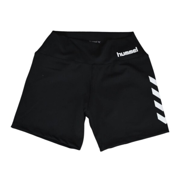 CALZA CORTA DEPORTIVA FITNESS NEGRA