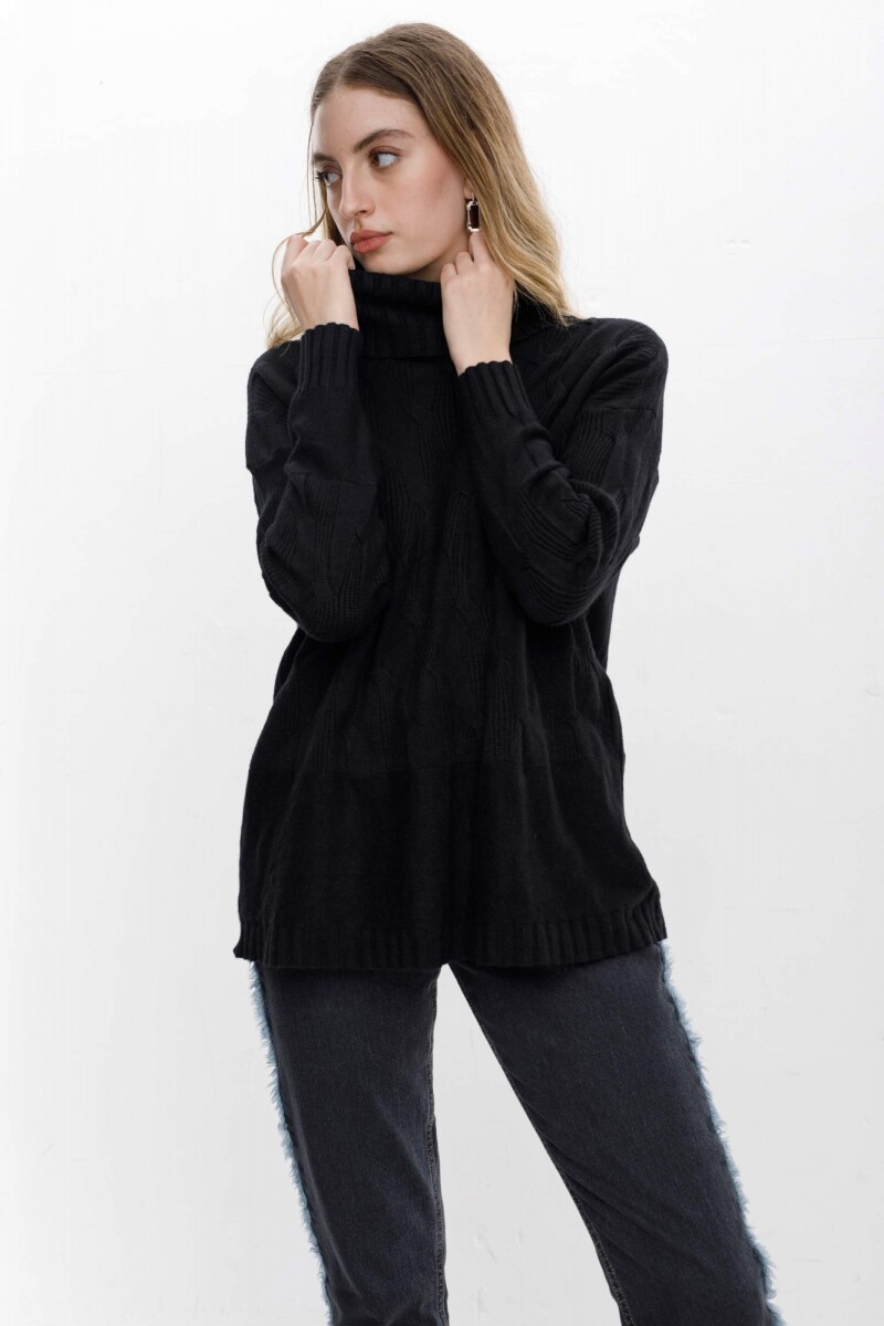 Sweater Poleron Liz Negro