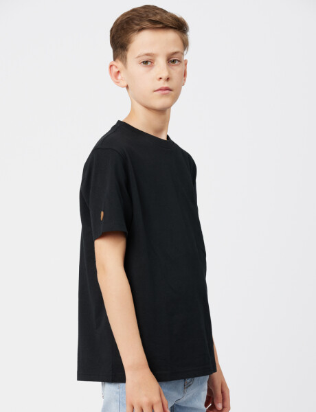 REMERA BÁSICA DE ALGODÓN Negro