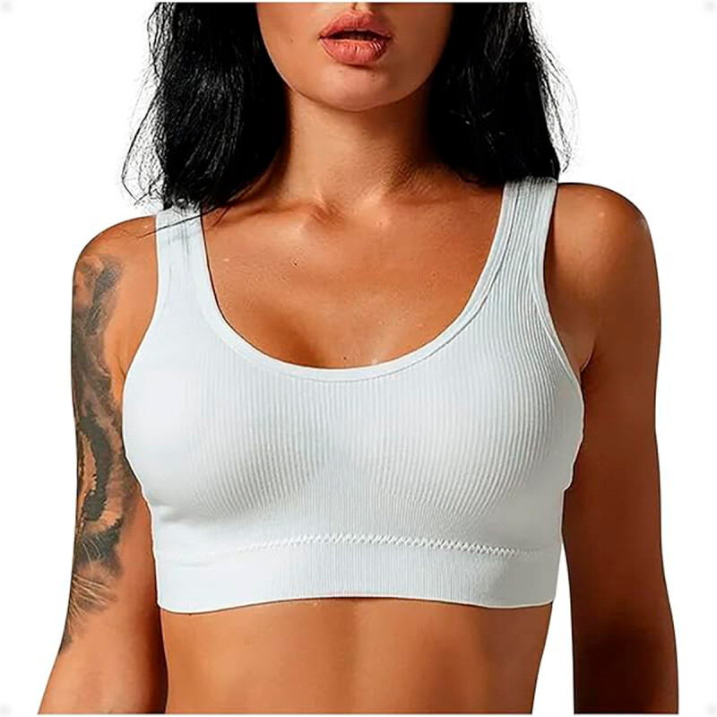 Soutien Top Deportivo Blanco Talla XL-XXL