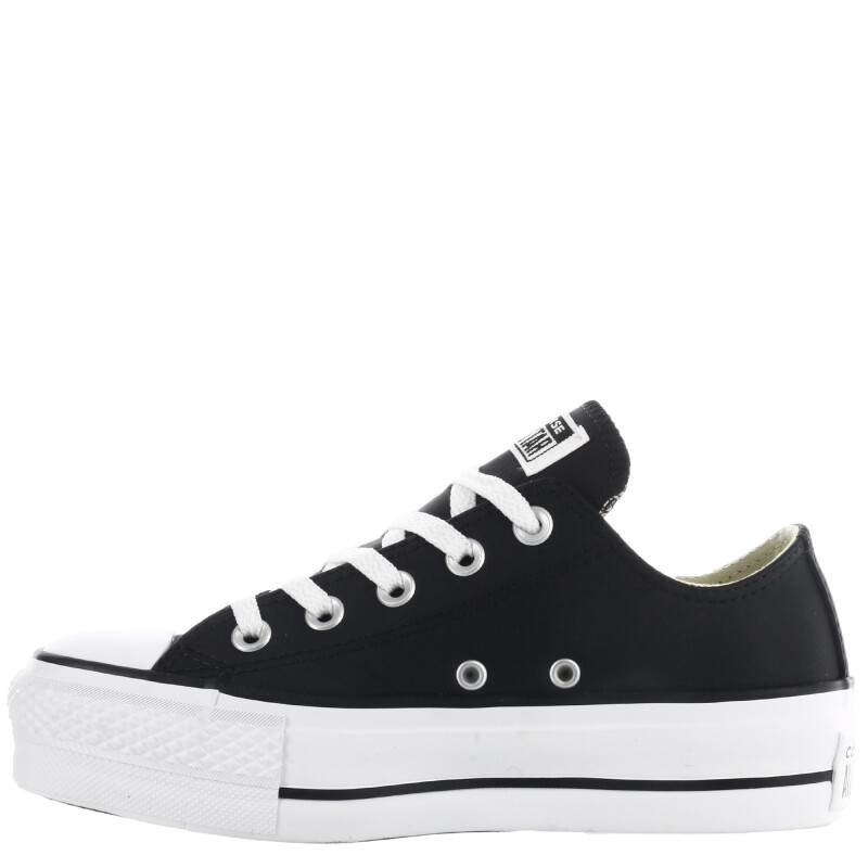 Championes Unisex Converse - All Star Plataforma Chuck Taylor Lift Negro - Blanco