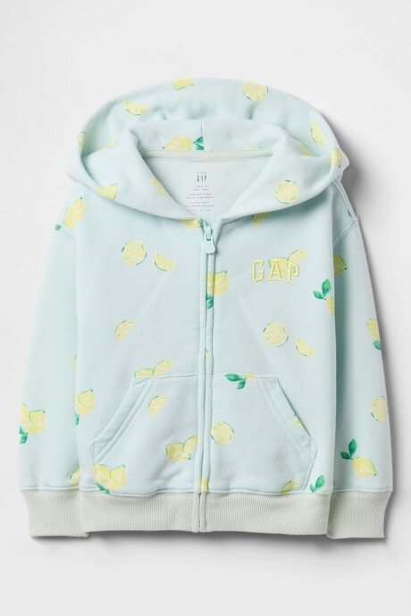 Canguro Con Cierre Logo Gap Toddler Niña Azul
