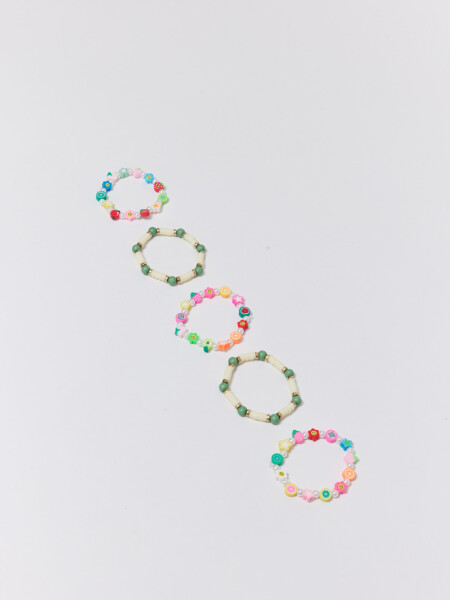 Set pulseras Colores Varios