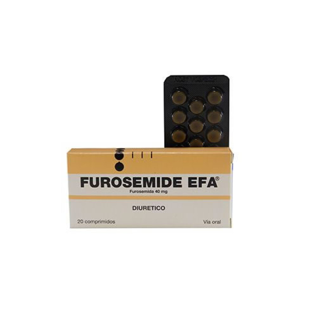 Furosemide EFA 20 Comprimidos | Diurético y Control de Retención de Líquidos