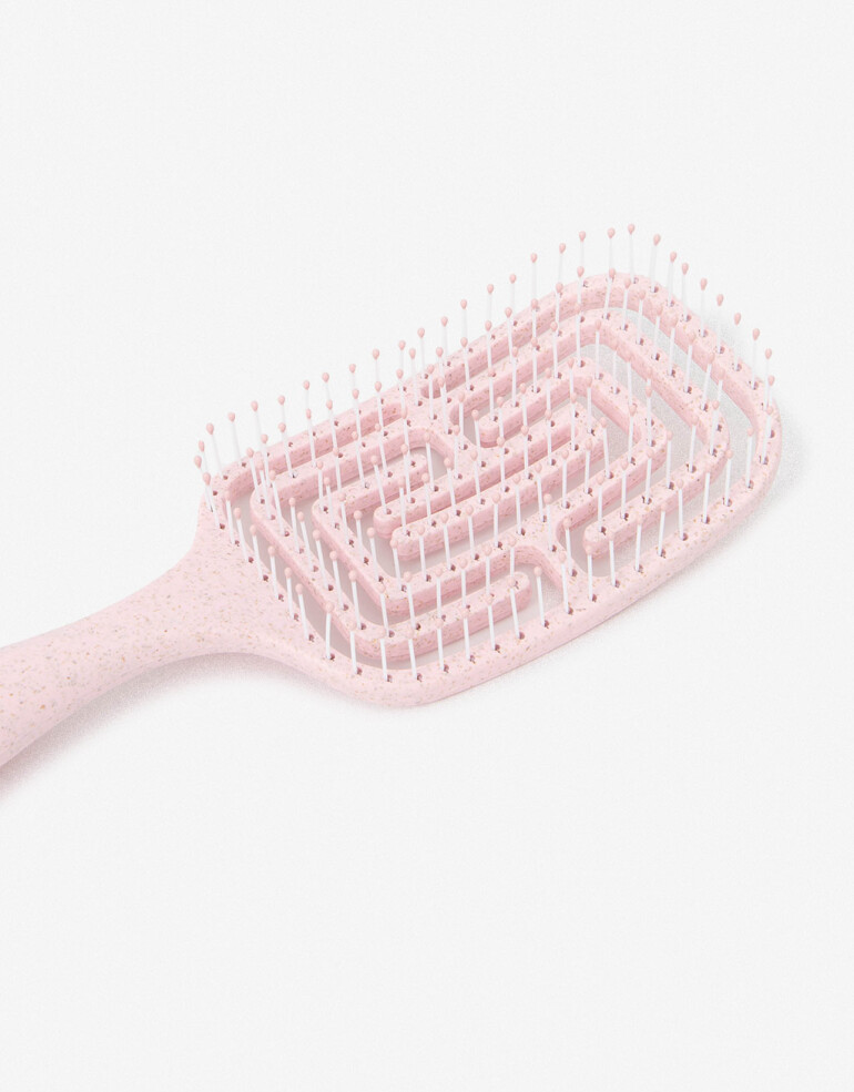 Cepillos y Peines Cepillo Ergonómico De Wheatstraw - Rosa Claro