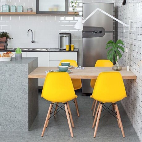 Silla Eames Basic Amarilla 001