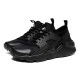 Calzado Casual Deportivo Unisex Acordonado Negro